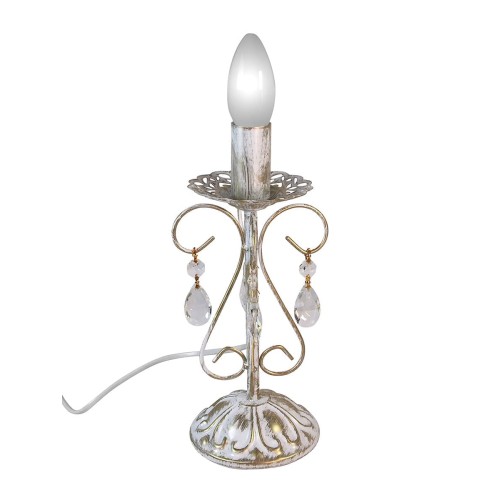 Настольная лампа интерьерная с хрустальем S5084-1