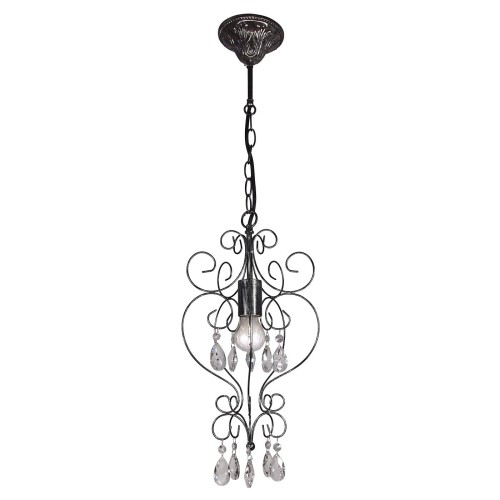 Люстра подвесная на кухню над столом с хрусталем S1239-1