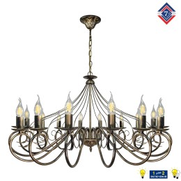 Люстра Петрасвет S1236-16, 16хЕ14 макс. 60Вт