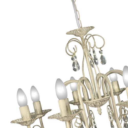 Люстра с хрусталем подвесная большая S1253-12