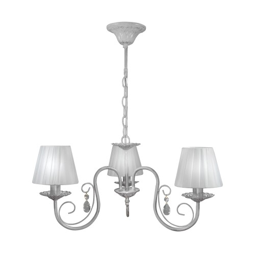 Люстра подвесная 3 лампы с абажурами S1139-3