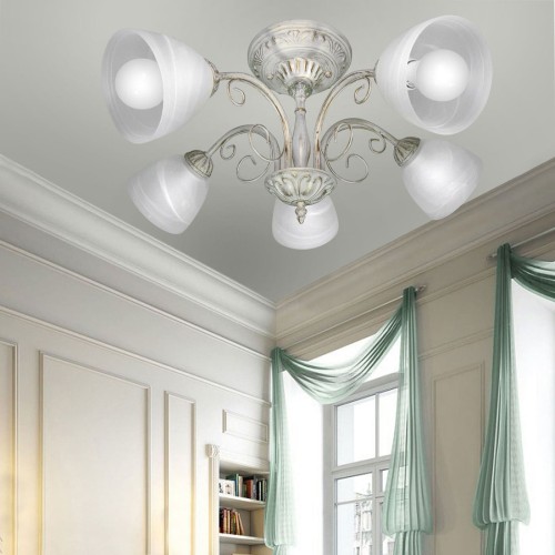 Люстра потолочная 5 плафонов S2370-5