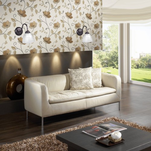 Бра стеклянные плафон стекло Е27 дизайнерские S2500-1