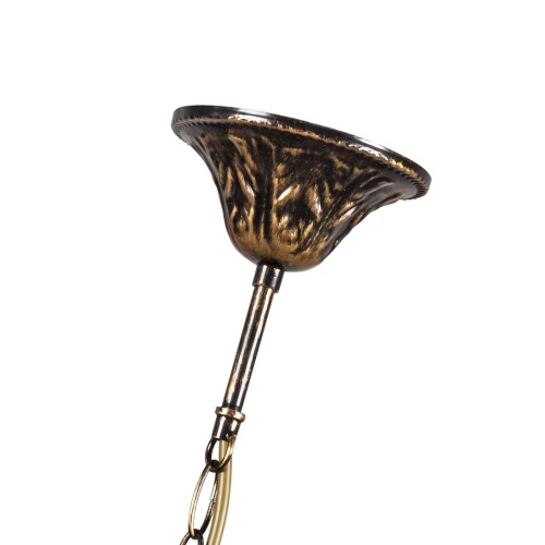 Люстра на кухню над столом с подвесками черная S2609-1