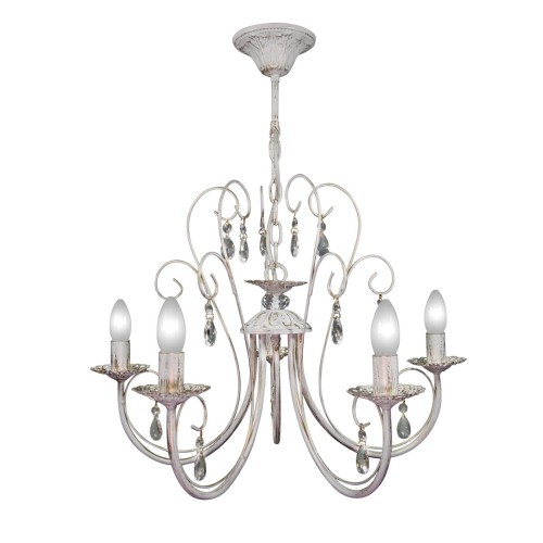 Люстра с хрусталем подвесная 5 ламп S1137-5