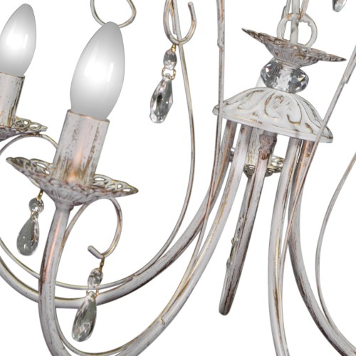 Люстра с хрусталем подвесная 5 ламп S1137-5