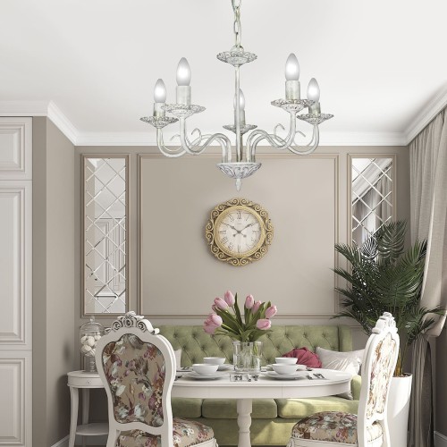 Люстра подвесная 5 ламп классическая S1167-5