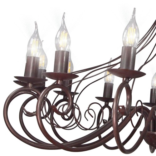 Люстра подвесная большая S1256-12