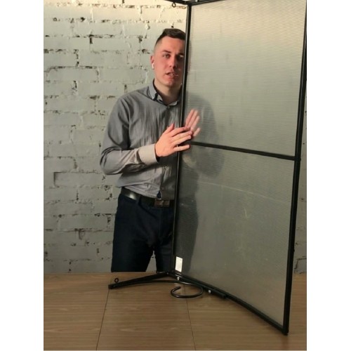 Козырёк над входной дверью S4026 Черный