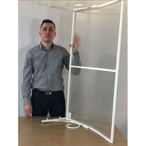 Козырёк над входной дверью S4026 Белый