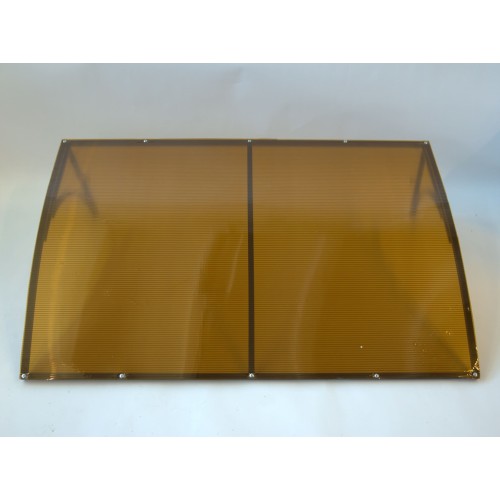 Козырёк над входной дверью S4003 Белый