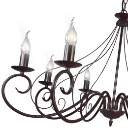 Люстра Петрасвет S1256-10, 10хЕ14 макс. 60Вт