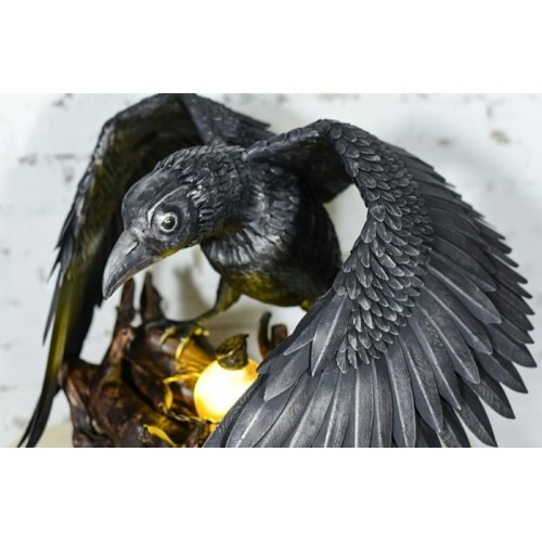 Напольный светильник дизайнерский Ворон S4012