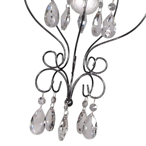 Люстра подвесная на кухню над столом с хрусталем S1239-1