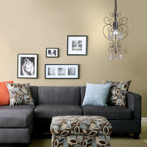 Люстра подвесная на кухню над столом с хрусталем S1239-1