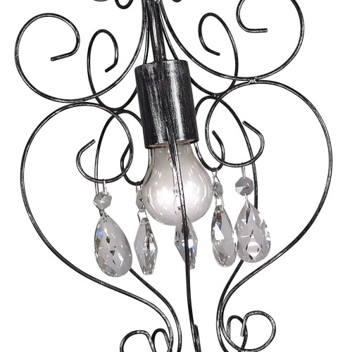 Люстра подвесная на кухню над столом с хрусталем S1239-1