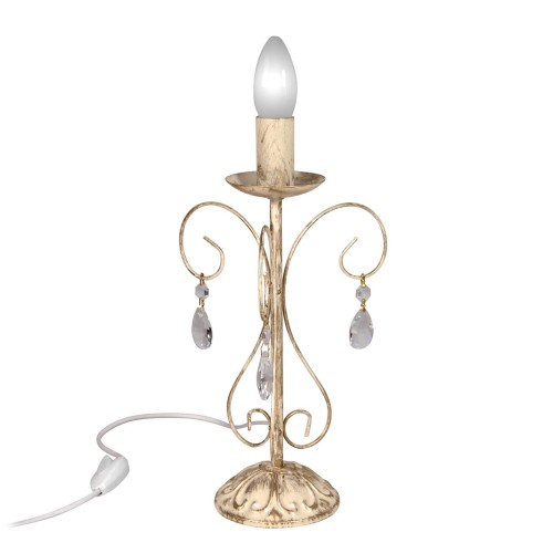 Настольная лампа интерьерная с хрустальем S101-1