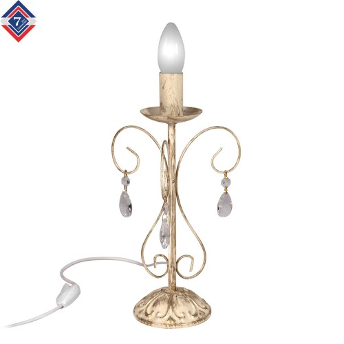 Настольная лампа интерьерная с хрустальем S101-1