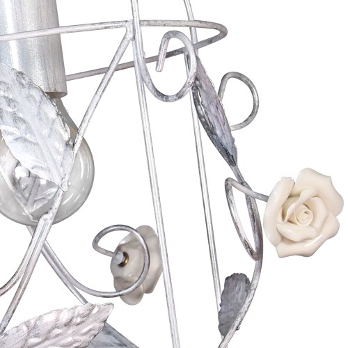 Люстра подвесная с цветами на кухню над столом розы S1266-1